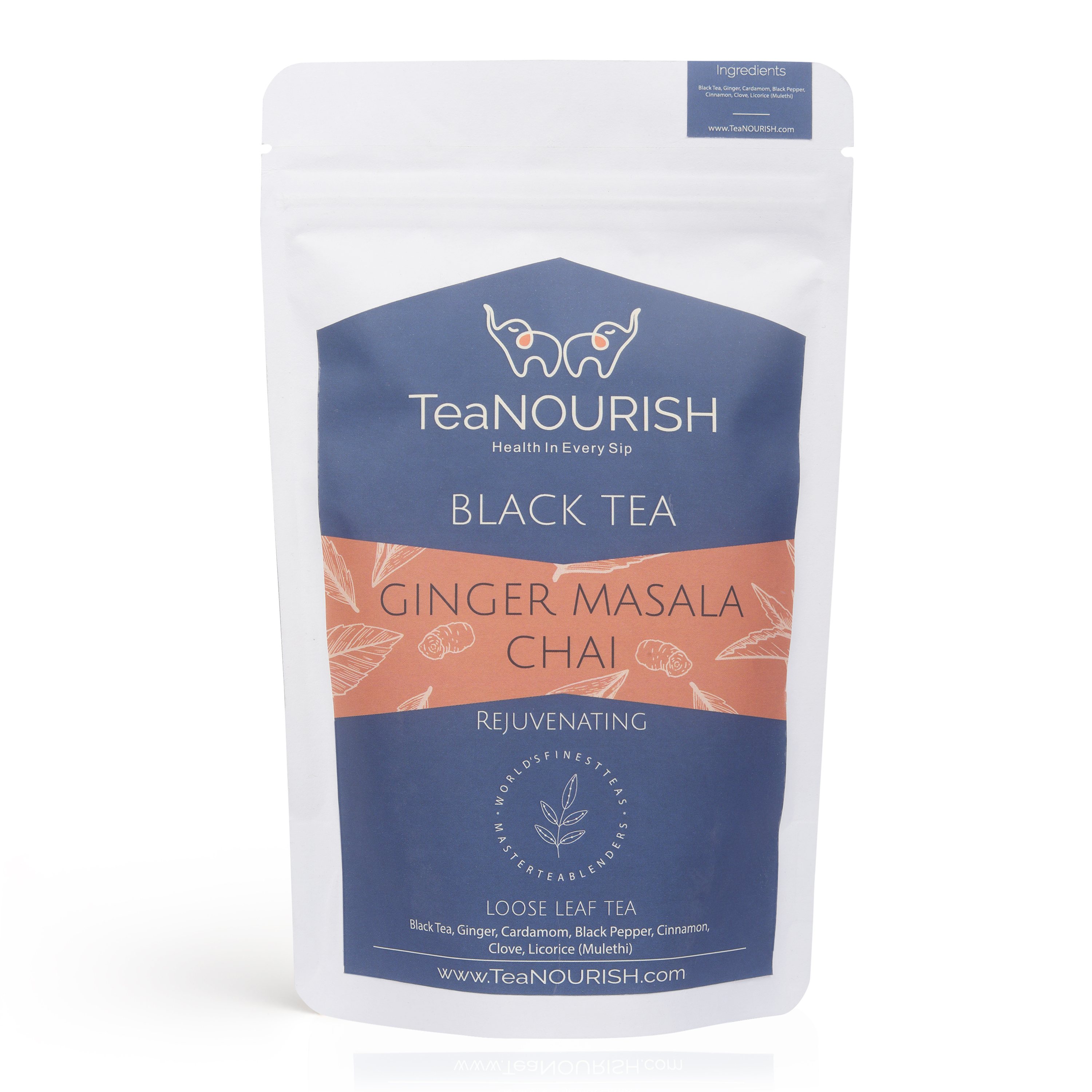 Teanourish Ginger Masala Chai Tea